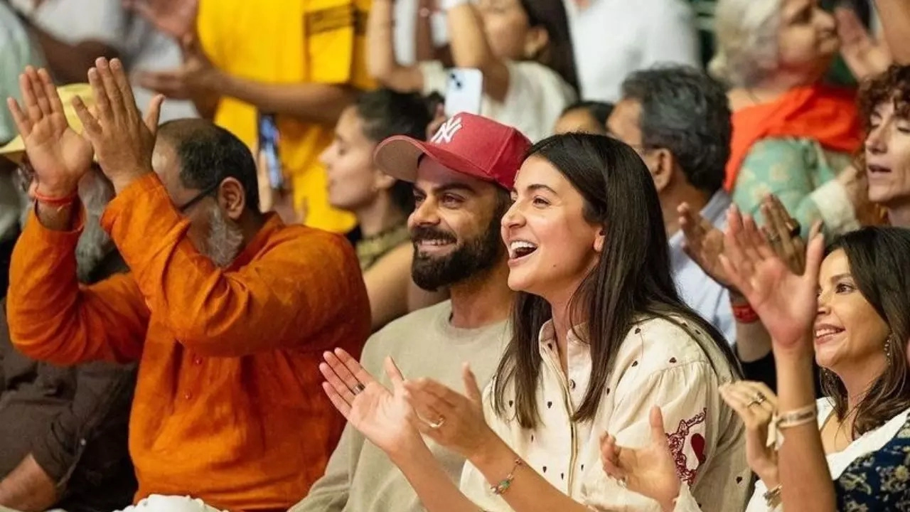 Virat Kohli Attends Krishna Das' Kirtan With Anushka Sharma In Mumbai Ahead Of Pune Test- WATCH