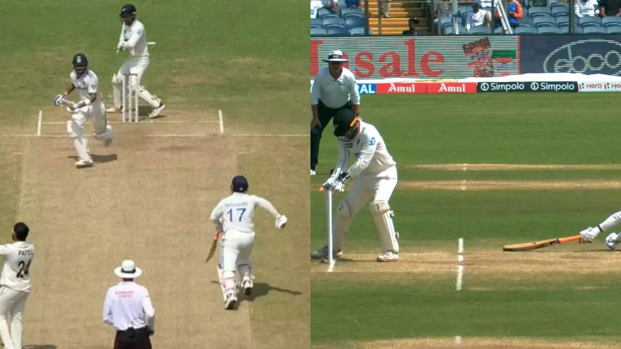 Virat Kohli Or Rishabh Pant, Who Is To Blame For Run-Out That Cost India Victory In Pune Test?  - Watch