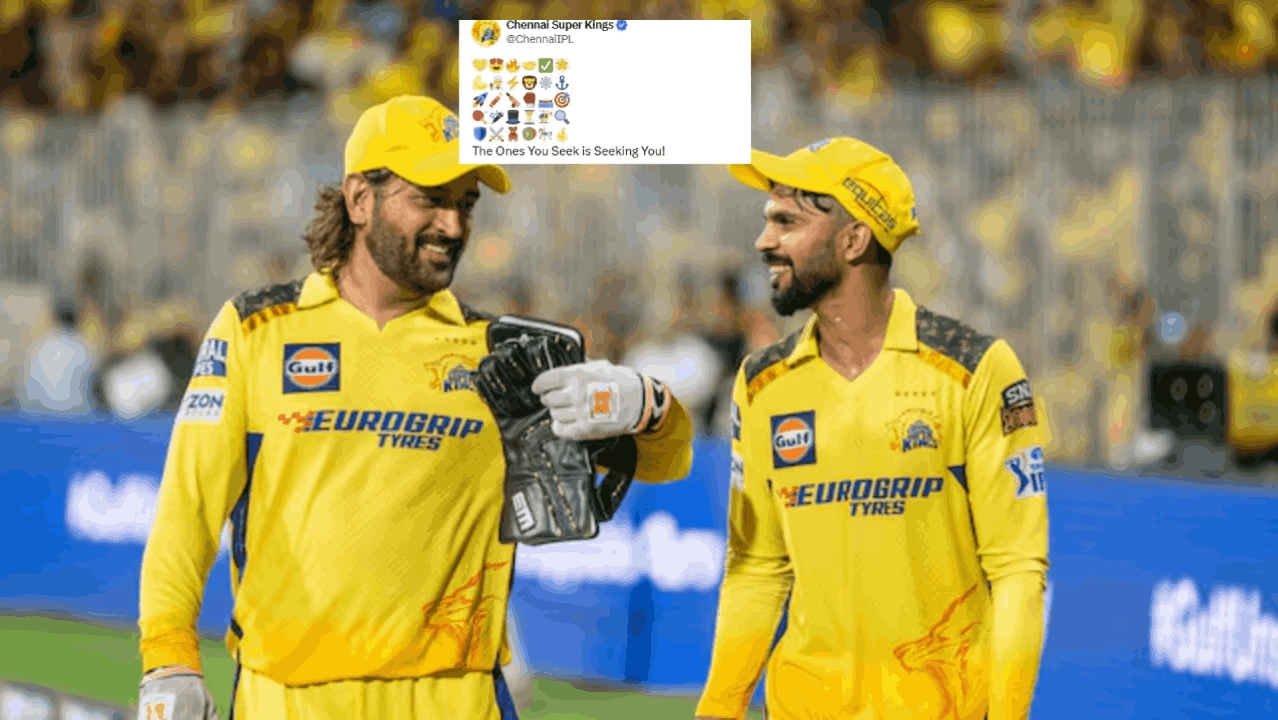 CSK IPL 2025 Retention List: Cryptic Post Teases 5 Players Retained, Signals MS Dhoni's Return