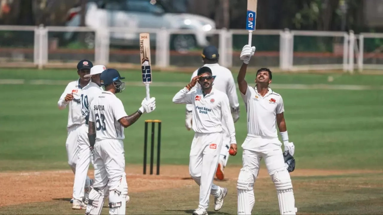 Shreyas Iyer Scores Much-Awaited First-Class Double Hundred In Ranji Trophy, Ends Seven-Year-Long Wait