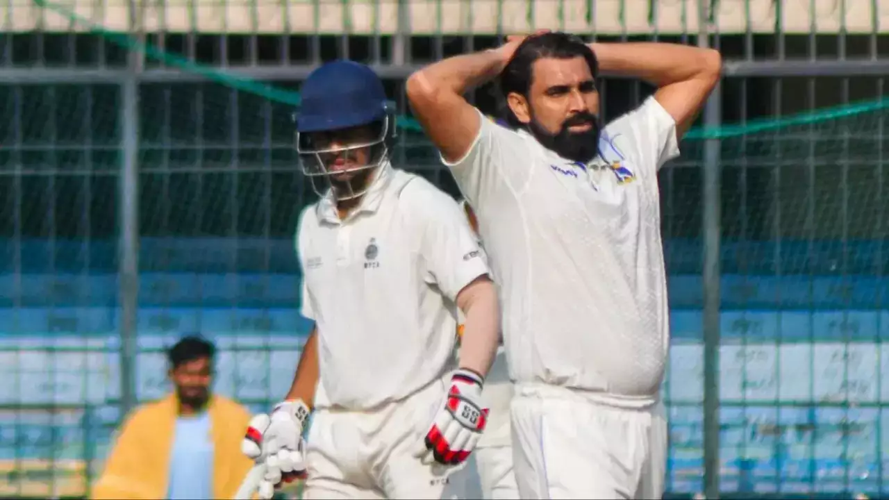 Mohammed Shami Suffers Injury Scare In Syed Mushtaq Ali Trophy Match vs Madhya Pradesh