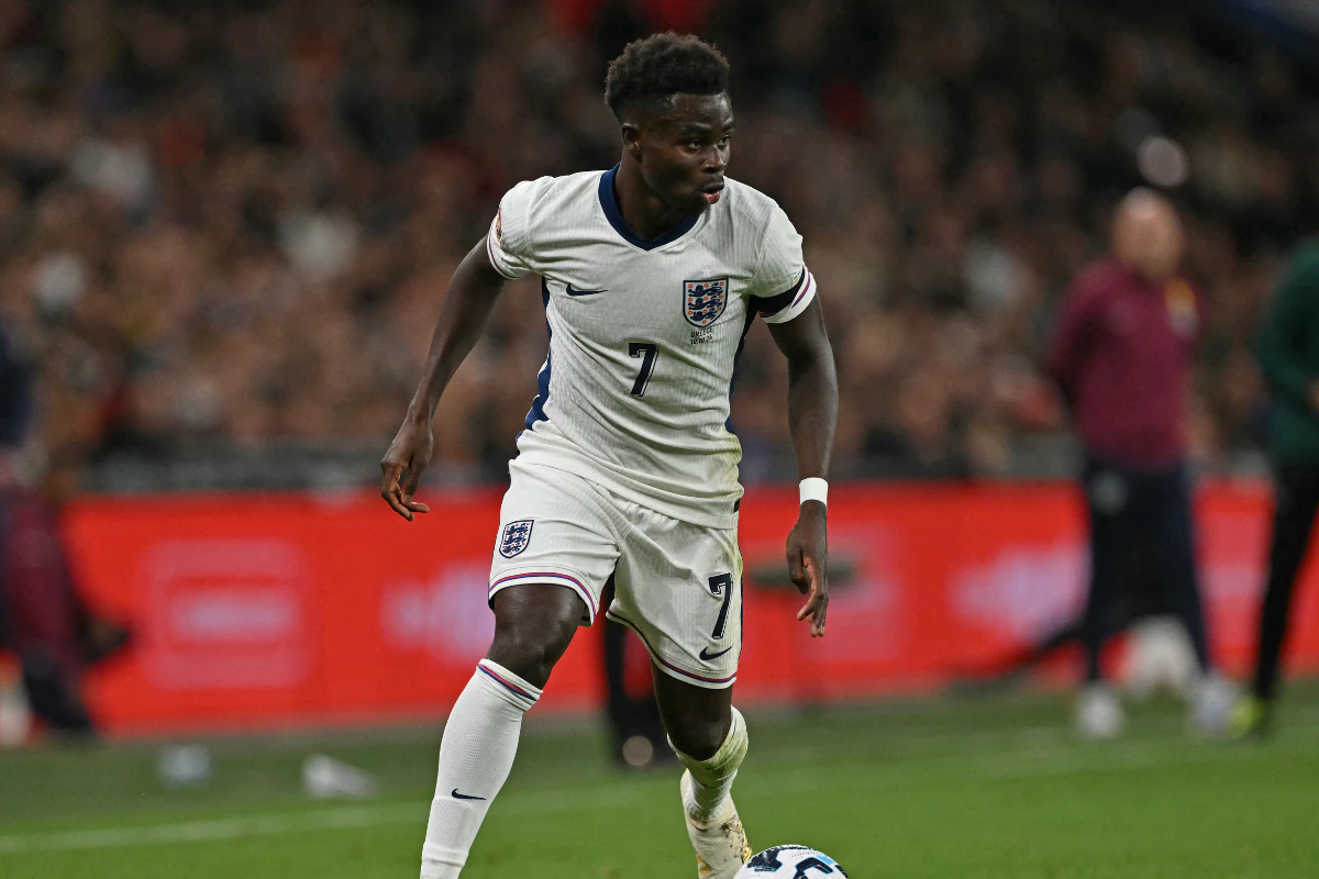 Bukayo Saka Withdraws From England Squad Ahead of Nations League Clash vs Finland