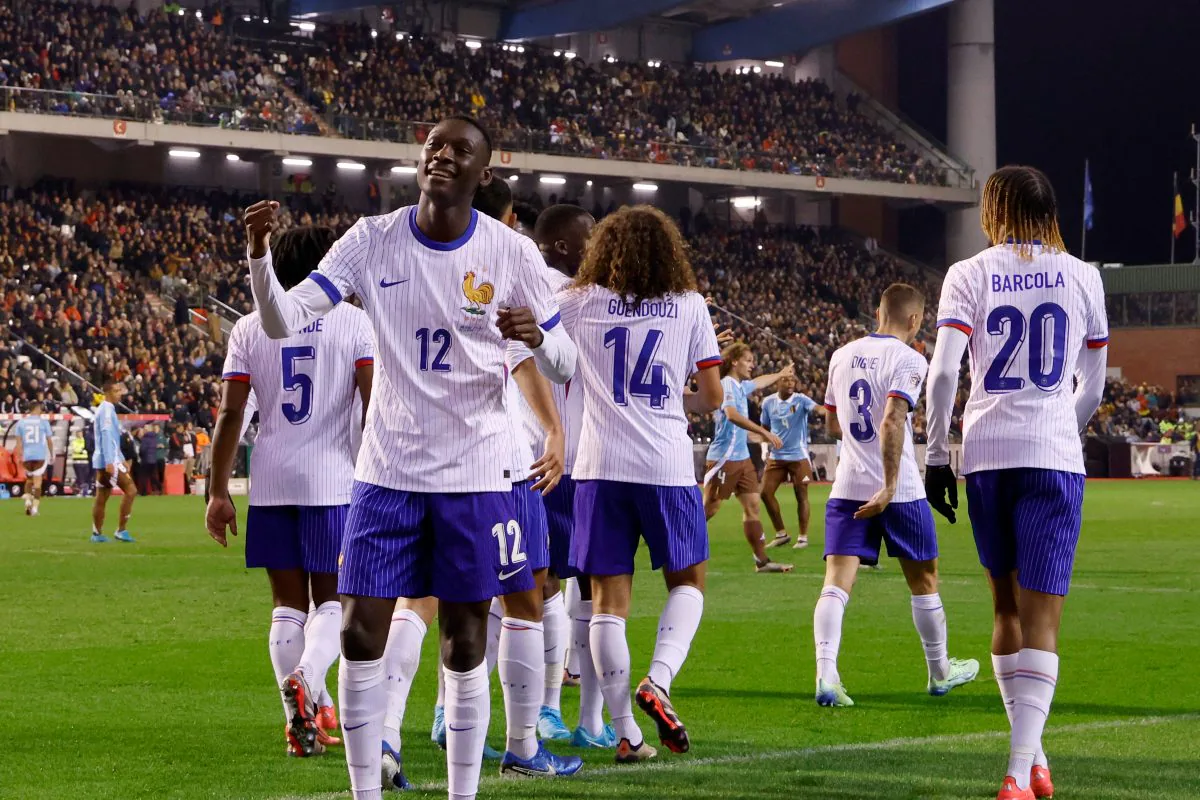 Belgium vs France: Kolo Muani Scores Twice as Visitors Record 2-1 Win in UEFA Nations League