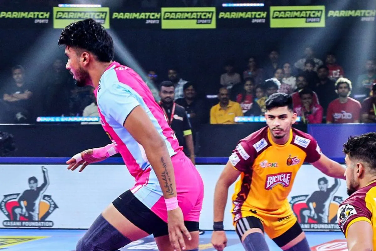 PKL 11: Jaipur Pink Panthers Down Telugu Titans, UP Yoddhas Breeze Past Bengaluru Bulls