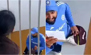 Fangirl Leaves Rohit Sharma Smiling With Playful 'Virat Kohli' Request Ahead Of IND vs NZ 2nd Test- WATCH