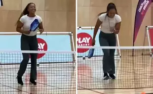 Tennis Star Naomi Osaka Tries Her Hand At Pickleball But Humbled On Court