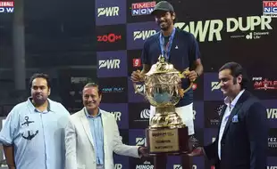 Armaan Bhatia Creates History, Closes  Day 4 Of The PWR DUPR India Masters At DLTA In New Delhi By Achieving A Hat-Trick Win