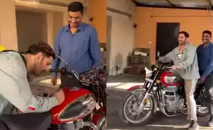 MS Dhoni Blown Away By Fan's Superbike, Takes It Off For A Spin After Autographing: Watch