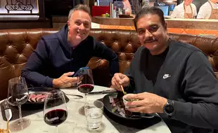 The Great Man Has Arrived: Michael Vaughan Welcomes Ravi Shastri To Australia With 'Cheerful' Post