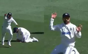 Watch: Indian Players Forced To Stop Celebrations As Virat Kohli Drops Easy Catch At Slips