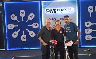 Andre Agassi, Rohan Bopanna Engage In A Game Of Pickleball To Launch PWR DUPR India League, Union Sports Minister Lauds The Initiative To Launch The League