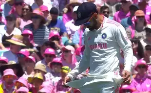 WATCH: Virat Kohli Mocks SCG Crowd With Sandpaper Gesture After Steve Smith's Dismissal